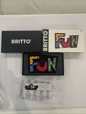 BRITTO Colorful FUN Enamel Sign - Multicolor